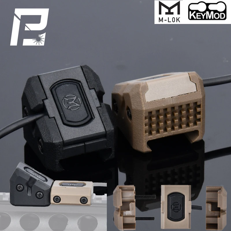 Tactical ModButton Remote Pressure Switch For SF M300 M600 Flashlight Weapon Light DBAL A2 PEQ15 MLok Keymod Airsoft Accessories