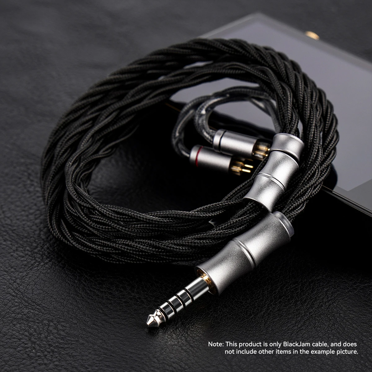 NICEHCK BlackJam HiFi Wire 7N High Conductivity OFC+Induction Annealing Copper 0.78mm 2Pin Earphone Replace Cable for 4U Davinci