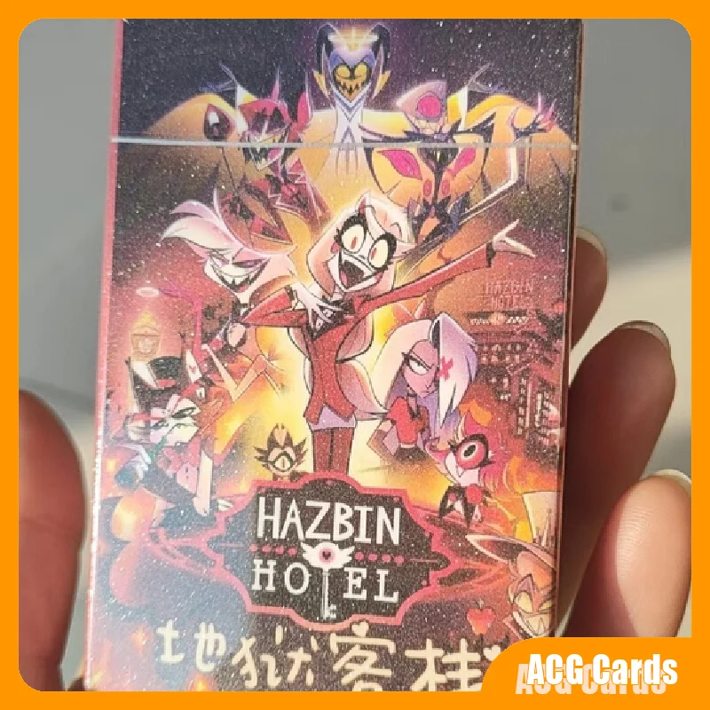 Spot 55pcs Hazbins Hotels Cards Charlie Morningstar Vaggie Alastor Anime Periphery Postcard Classic Toys Photo Gift Hot Sales