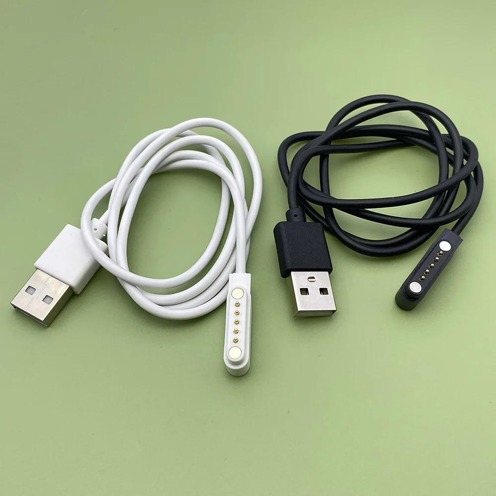 어린이용 스마트워치 충전 케이블, 5핀 포고 마그넷 케이블, USB 2.54mm 충전 케이블 (A20, A20S, TD05, V6G 마그네틱 충전용)