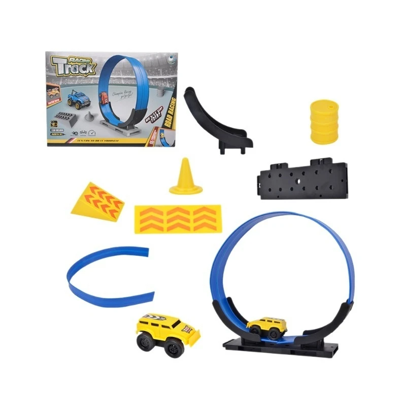 جديد مكافحة الجاذبية السكك الحديدية سيارة السفينة الدوارة انزلاق القوة المغناطيسي تعليق سباق السيارات الشريحة لعبة الصبي مفاجأة مهرجان لعبة #5