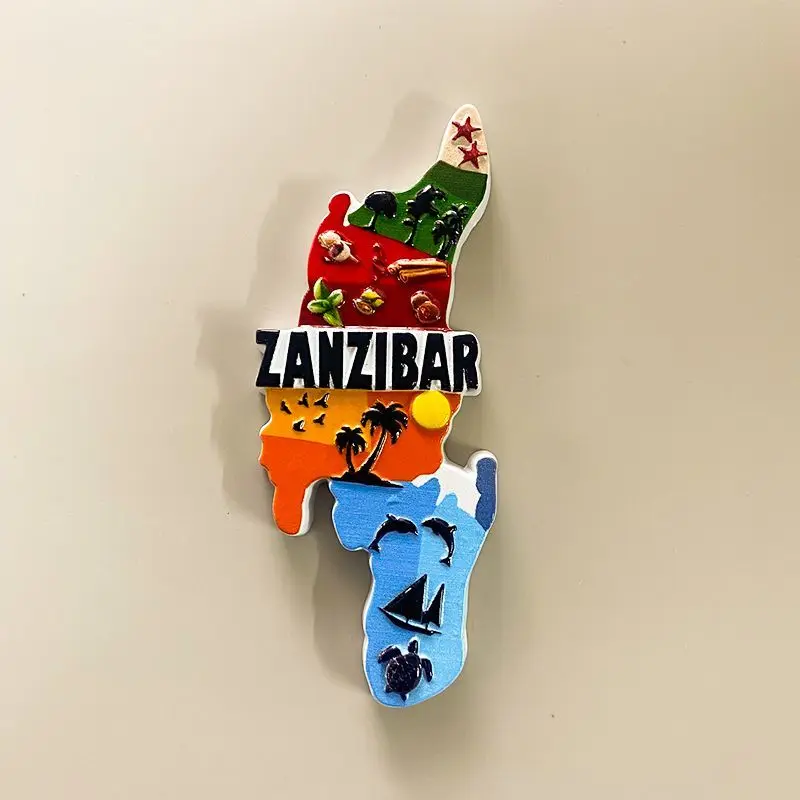 

Zanzibar Island 3D Travel Souvenirs Scenery Crafts New Personalized Creative Home Decorations Gifts