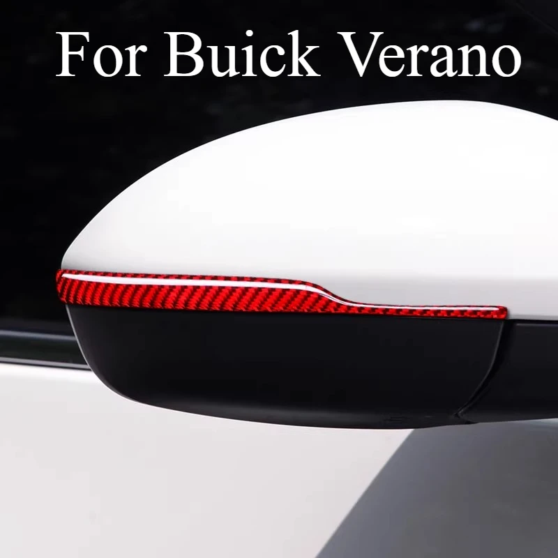 

For Buick Excelle GT Rearview Mirror Anti-Scratch Strip Anti-Collision Sticker Carbon Fiber Decorative Sticker