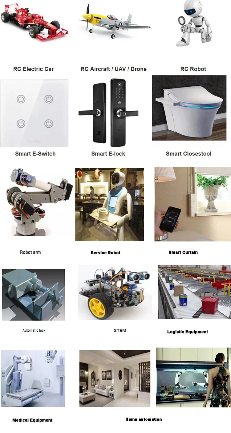 FEETECH FS90-FB Micro Servo con potenziometro di feedback di posizione attraverso un quarto cavo (verde)