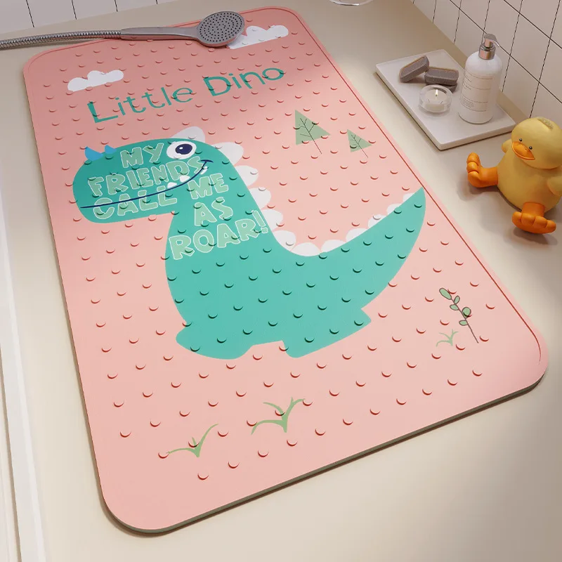 Cartoon Door Mats, Door Mats, Absorbent Foot Mats, Home Entrance Bathroom Entrance Non-slip Mats and Carpets