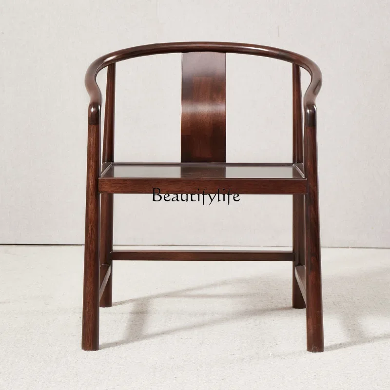 

LNew Chinese ebony armchair all solid wood Chinese chair