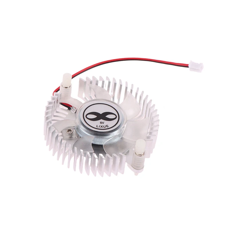 DC 5V Aluminum Heatsink With Fan CPU Graphics Heatsink 55mm Cooling Fan For DIY PC Laptop Computer Case XH2.0 Interface Fans