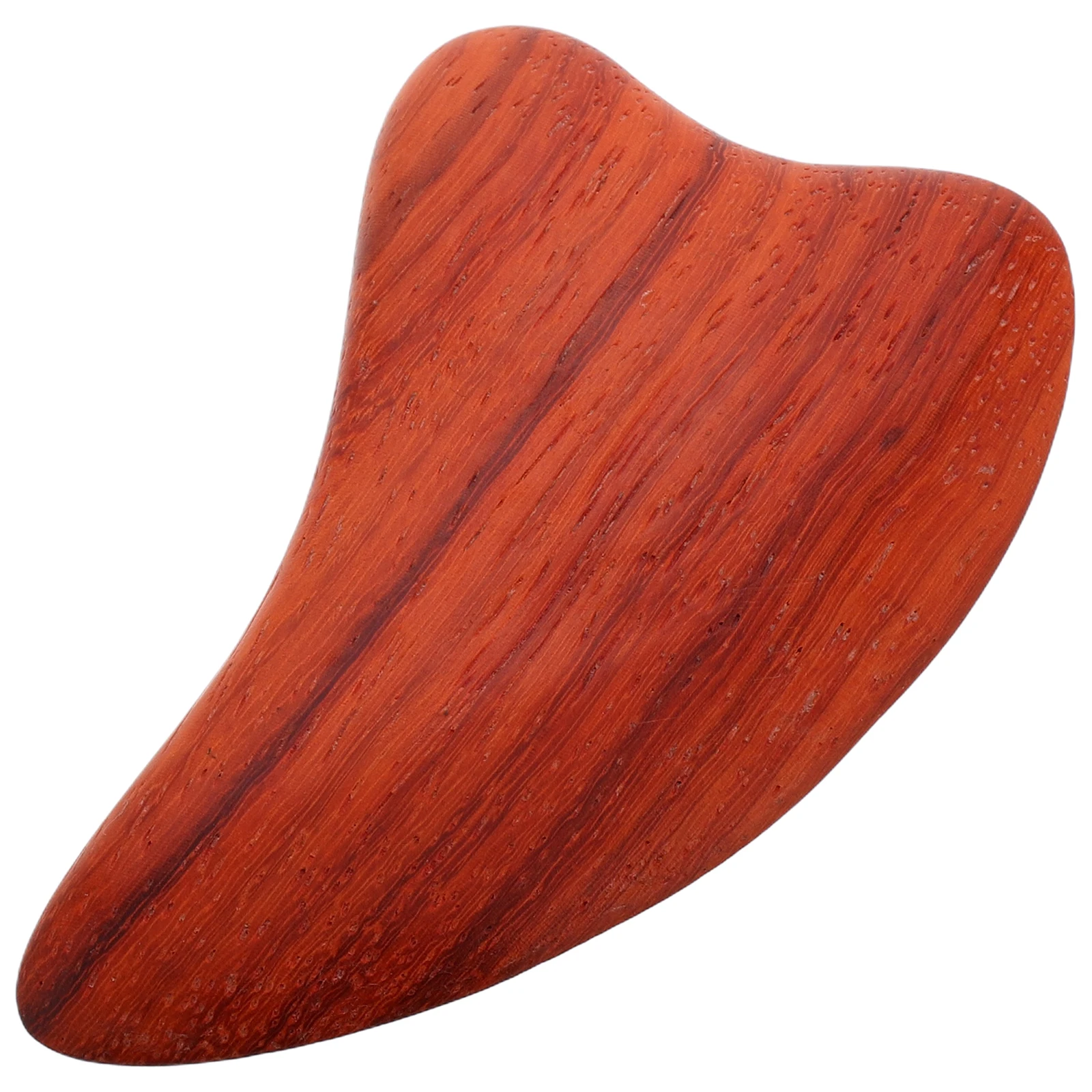 

Wooden Gua Board Heart Shape Natural Red Back Massager Body Scraper Facial Neck Tools Skincare Wooden Gua