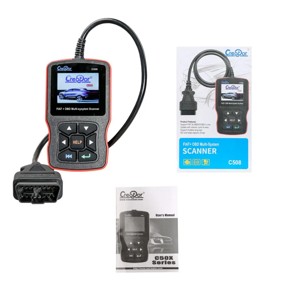 Creator C508 OBDII/EOBD Multi-System Scanner for FI-AT/Al-fa/Abr-ath/Lan-cia ABS Scan Tool