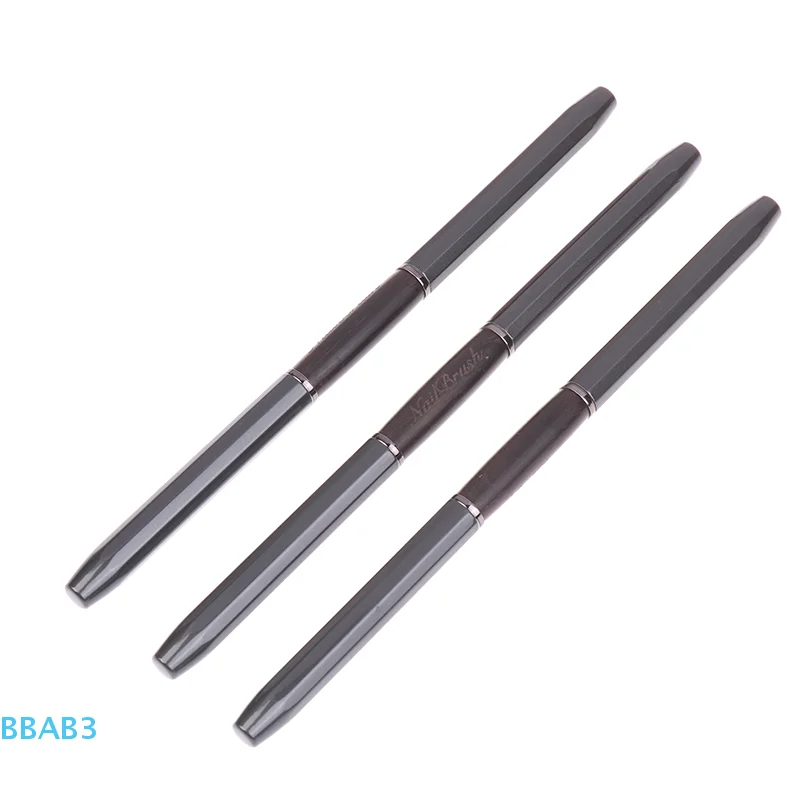 【B】 Penna per unghie a doppia estremità Pennello per colla Penna per fototerapia Pennello per rivestimento in gel UV Penna per disegno per nail art a doppia estremità Pennelli per manicure Strumento