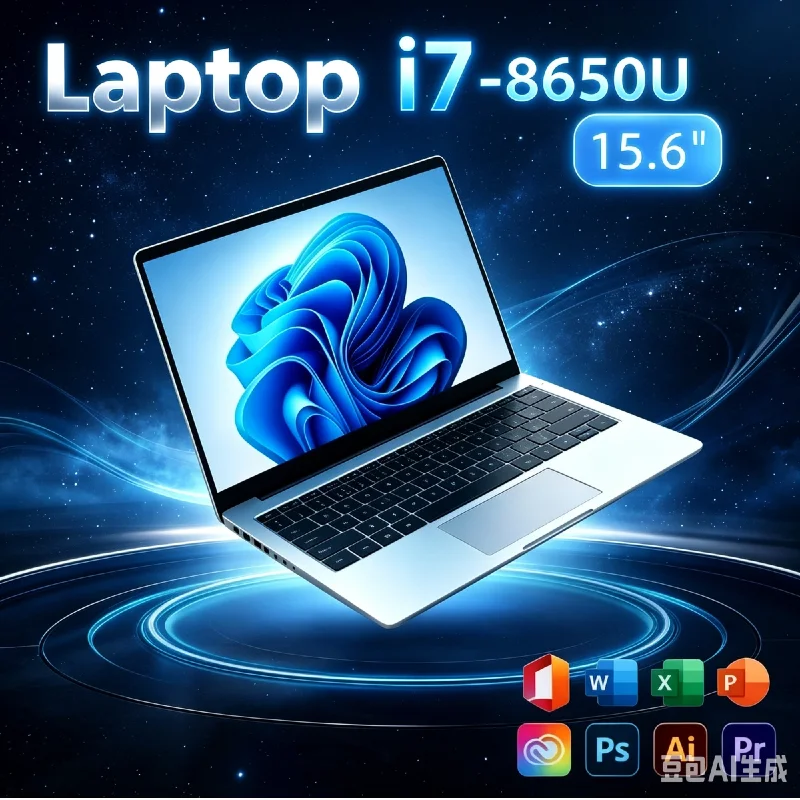 Intel i7-8650U High Performance Notebook PC 15.6 Inch Ultra Thin 32GB RAM 2TB SSD Full HD Screen Student Business Laptop
