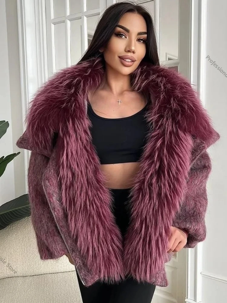 Lightweight Warm Down Jacket Women Elegant Real Fur Collar Jacket Ultra Warm Down Coat Street Style Daily Fur Outerwear Female - view 2
