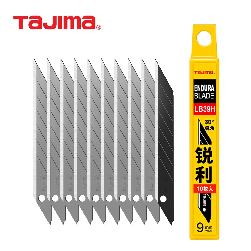 JAPAN TAJIMA KAI L-type Durable Knife Blades 18mm 9mm Wallpaper PVC Carpet Cutting Blade Art Knives Part CB|LB Series