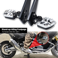 Footrest For HONDA X ADV 750 XADV 750 XADV750 2021-2025 2024 Stand-up Riding Foot Rest Foldable Footpegs Passenger Foot Pedal