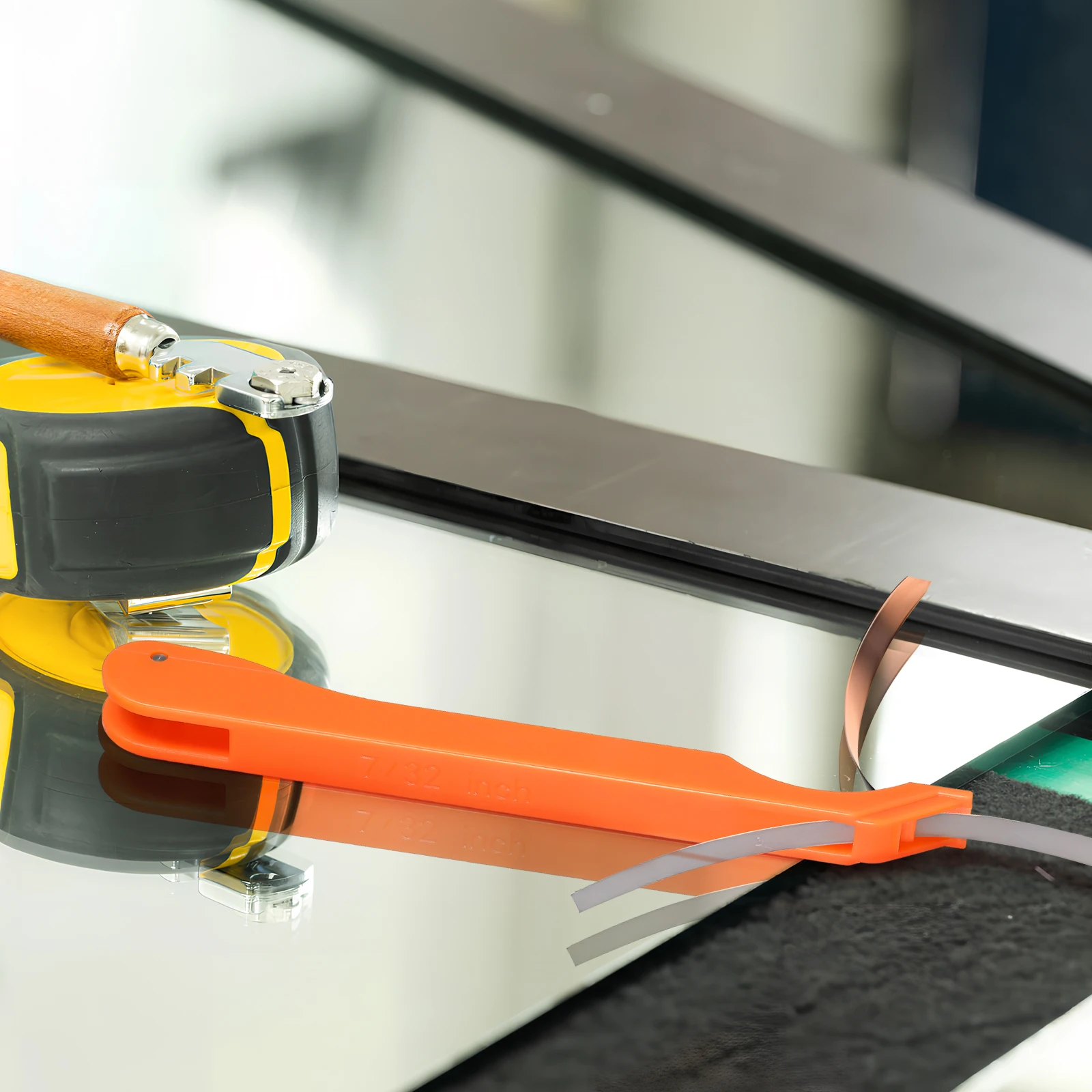 

Handmade Foil Tool For Stained Craft Glass Making Tool Durable Plastic Foiling Burnisher Copper Foil Dispenser Crafting Supplies