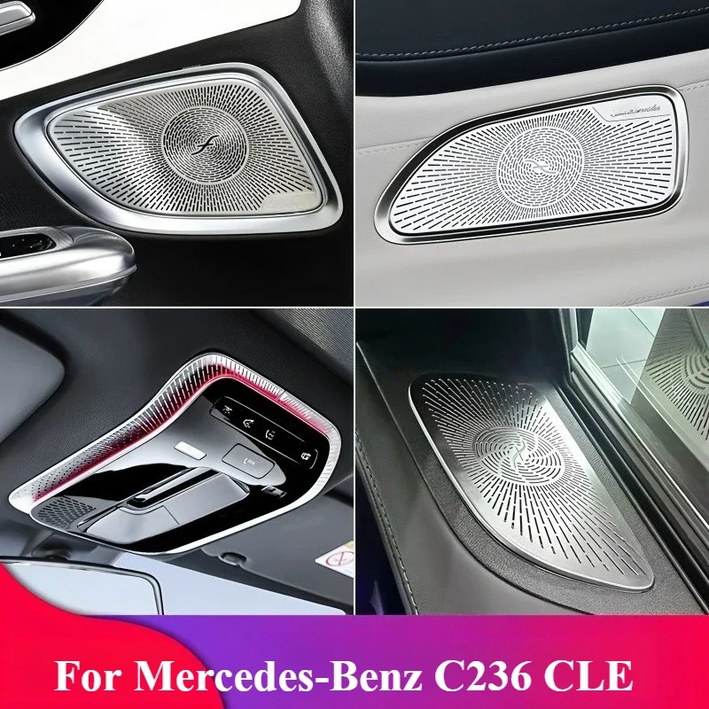 For Mercedes-Benz C236 CLE-class modified car door audio speaker mesh trim