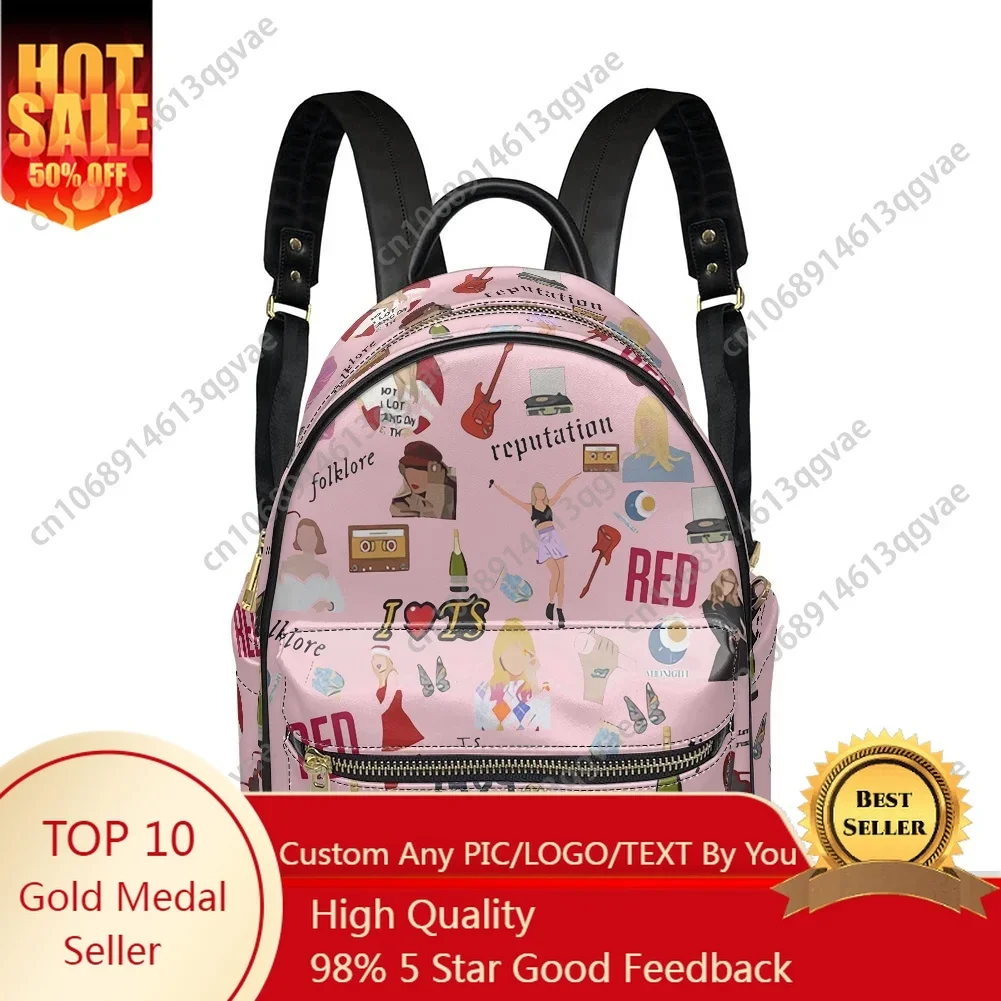 Hot 1989 Singer S-Swifties Backpack Womens Men Personalized Double Shoulder Bag Business Travel Bookbag Rucksack Gift Daypack