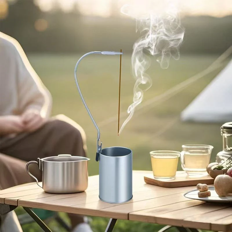 10 قطعة مشبك بخور معدني برأسين حامل لفائف البعوض مبخرة مشبك التمساح العالمي ناشر العطر ديكور المنزل #4