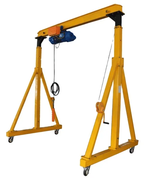 Frame Mobile Simple Compact Gantry Crane 4 Wheels Mini Workshop Gantry Crane