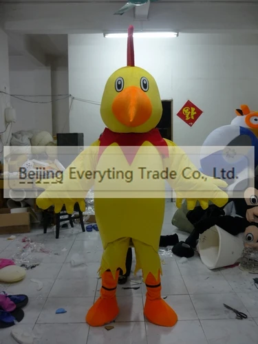

New Adult Hot Sale Foam Plush Cock Cartoon Mascot Costume Plush Christmas Dress Halloween Mascot Costume