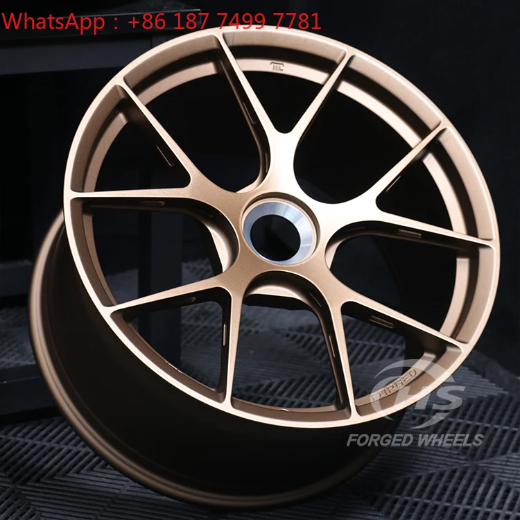 

1-pc 5x130 18 19 20 21Inch Racing Car Forged Wheels Rims with Center Lock for 911 GT3 GTS Turbo S Huracan