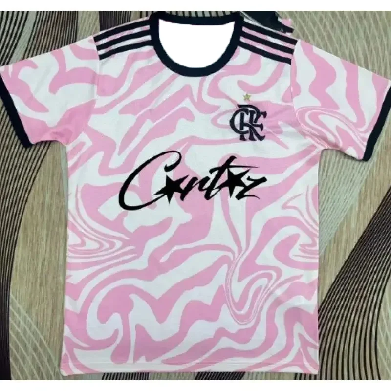 

2025 Fashion Men Football Shirt Printed in Germany Italy Brazil France Portugal Sports T-shirt Quick Drying and Breathable