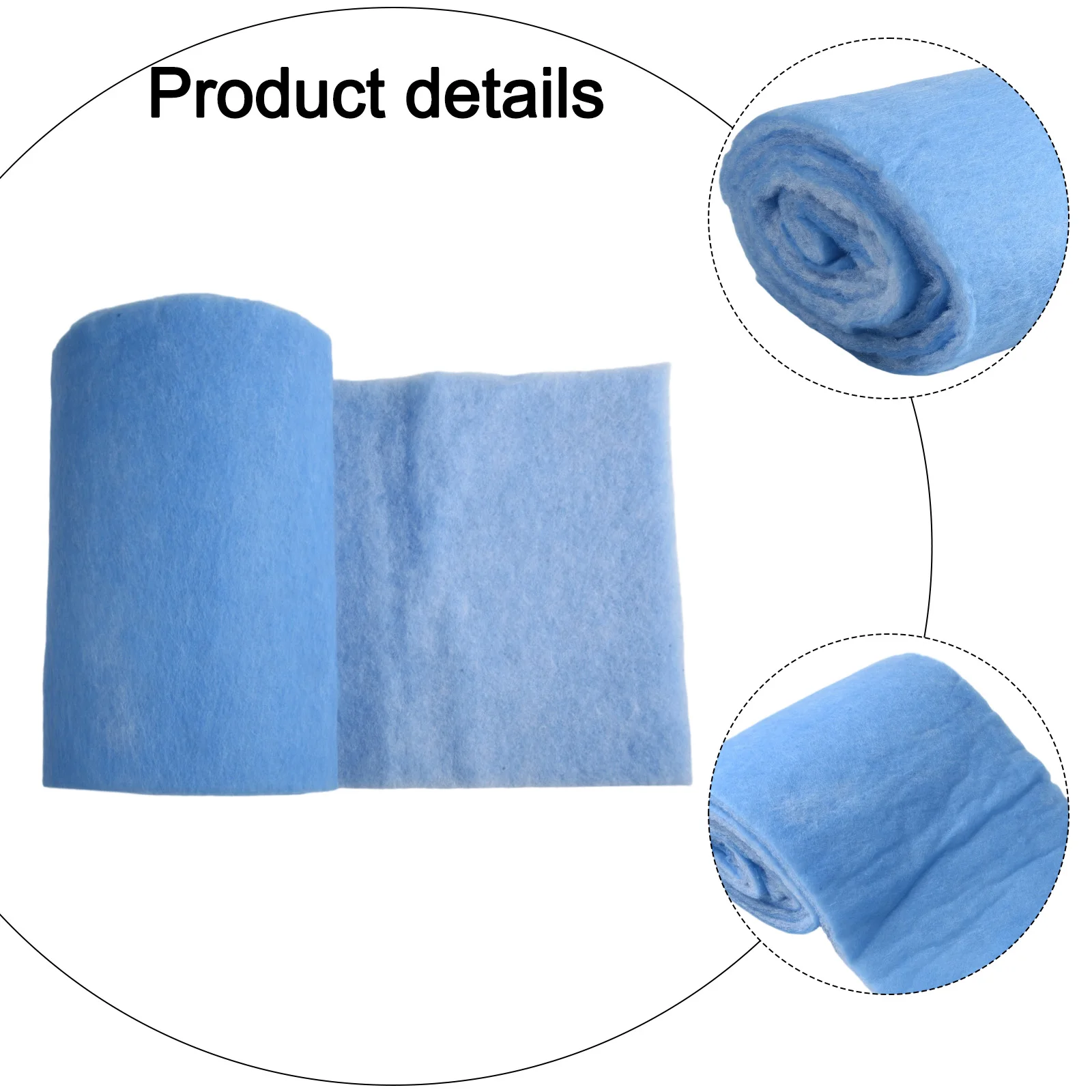 White Non Woven Air Filter Roll 30cm X 230cm Cut To Fit For Home Floor Vent Register Grille HVAC System Dust Particle Trap Tool