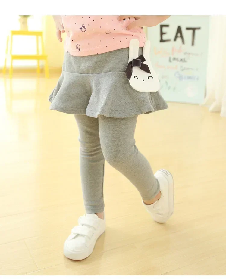 Baby Mädchen Leggings Frühling Herbst Kinder Spitzenrock-Leggings Niedliche Einfarbige Prinzessinnenkleidung 1-7 Jahre Kinderhosen – Detail 26