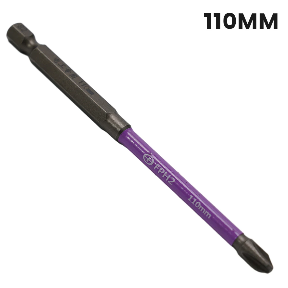 Magnetic Special Cross Screwdriver Bit for Electricians FPH2 Phosphating Black Treatment for Optimal Protection