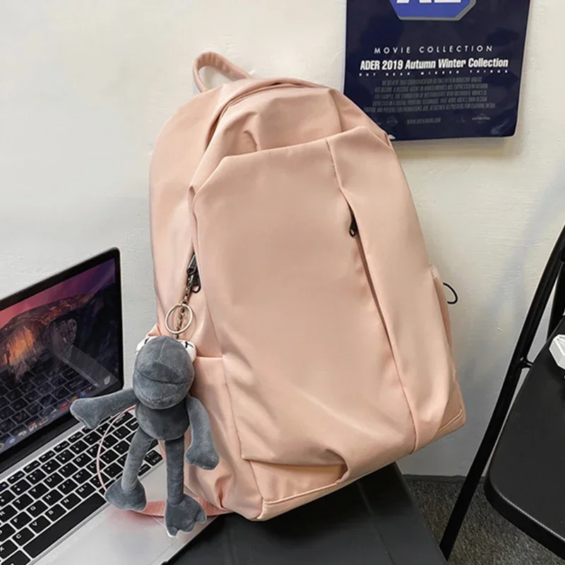 Mochila escolar Coreana de gran capacidad para mujer, bolso para computadora, mochila escolar para mujer