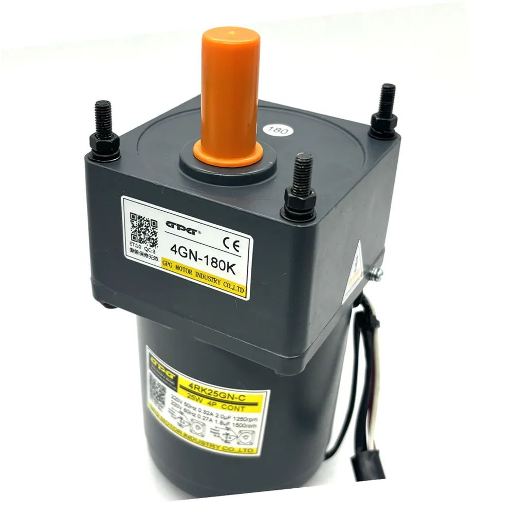 Imagem -02 - Motor Elétrico ca com Cabeçote de Engrenagens Diâmetro Externo de 80 mm 25w 220v 4rk25gn-c 4gn180k