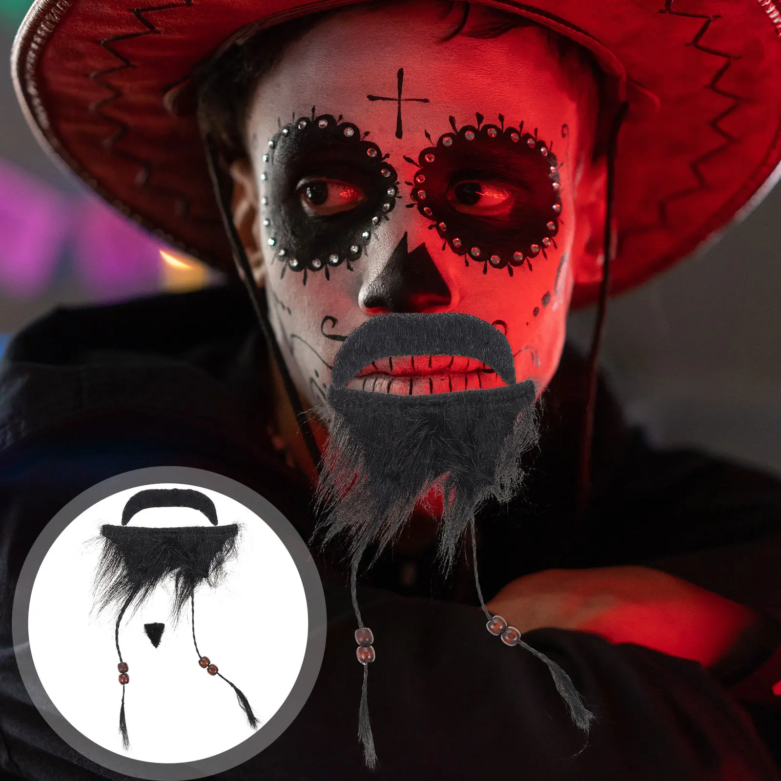 

3 шт., реквизит для пиратской бороды, искусственные бороды для мужчин, аксессуары для косплея на Хэллоуин, товары для вечеринок, декоративные украшения для лица