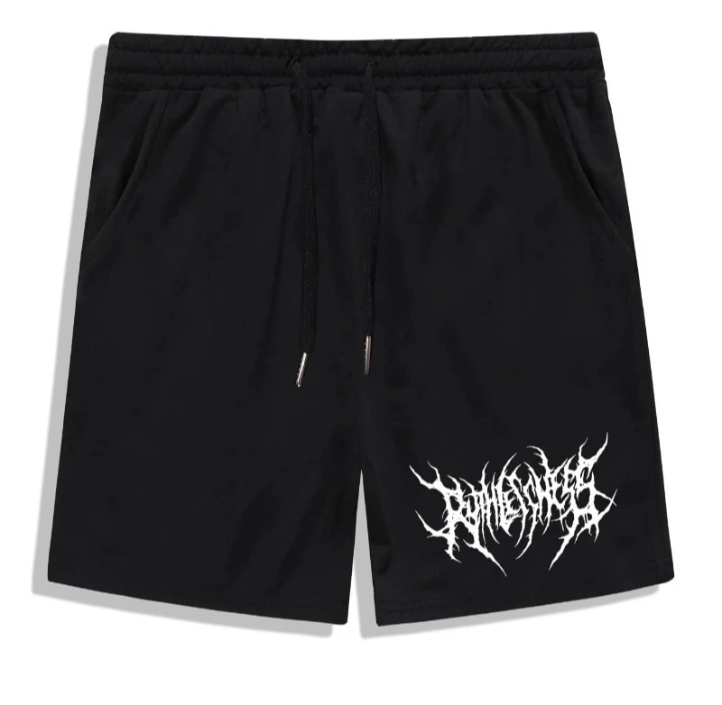 

Men's Letter Graphic Drawstring Waist Short Shorts Casual Summer Drawstring Elastic Waist Shorts with Pockets Y2K Streetwear