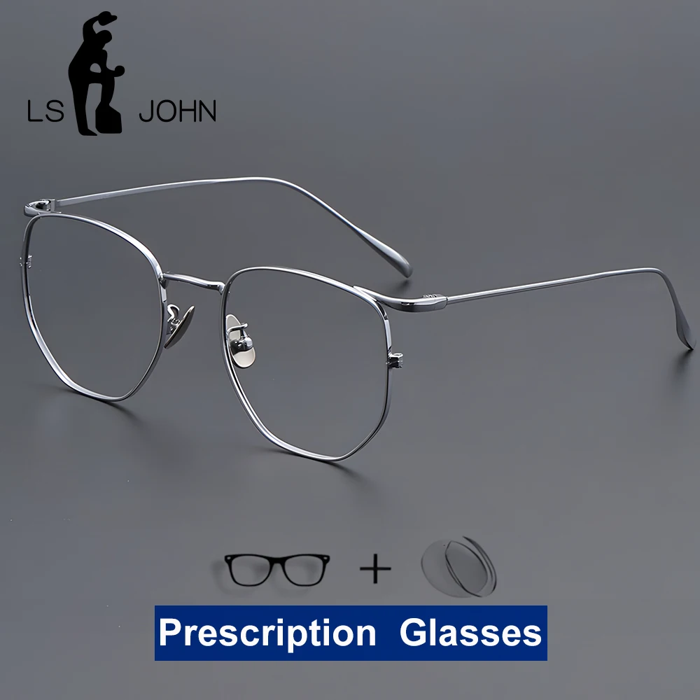 

Ultralight Titanium Glasses Frame Men Square Reading Glasses Myopia Optical Prescription Eyeglasses Women Oversize Eyewear