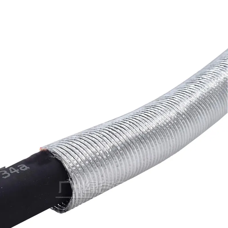 Thermal Insulation Aluminum Foil Tube for Car Air Conditioning R134a Cold Air R12 Refrigerant Hose ID25mm 1M