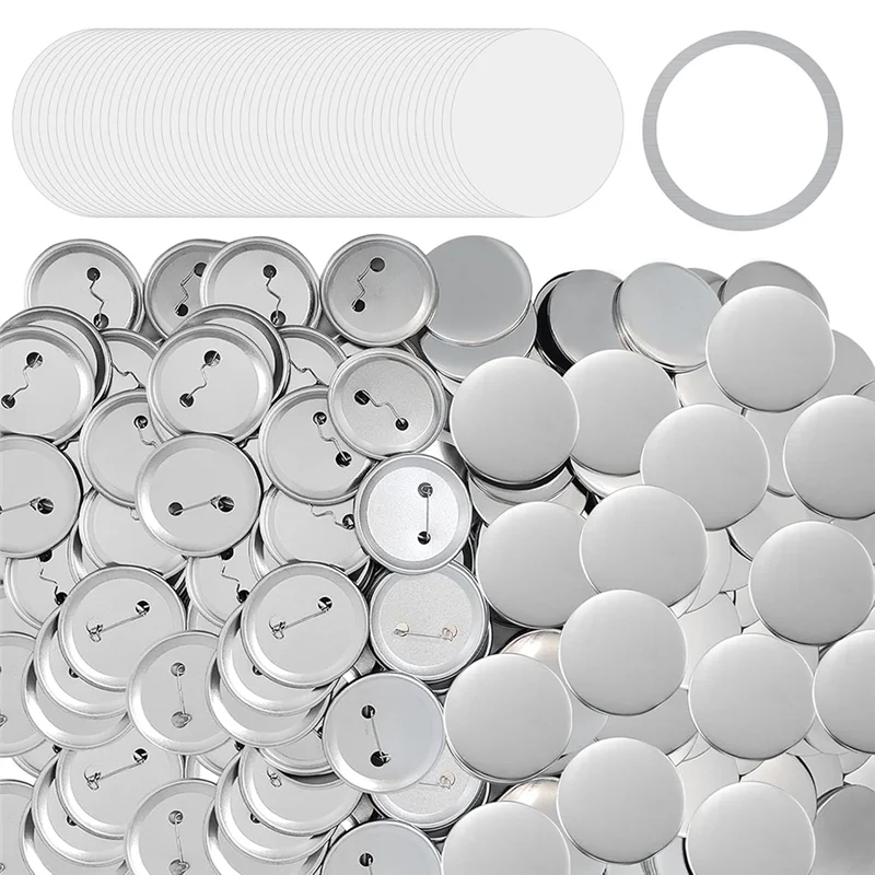 

200Sets Of58mm/2.25 Inch Button Making Supplies Complete DIY Forbuttons Andbadges,Suitable Suitable Forbutton Making Machine-A68