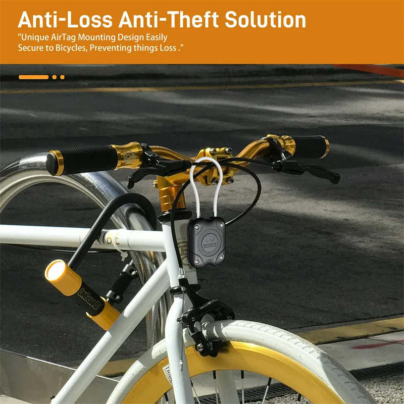 Eayburst AirTag-Halterung für Apple Air Tag, sicherer Halter, wasserdichte AirTags GPS-Tracker-Abdeckung für Schlüssel, Gepäck, Air Tags, Schlosshülle – Detail 6
