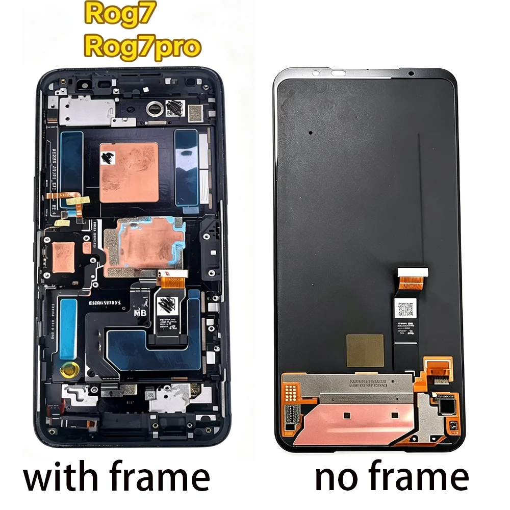 6.78' AMOLED For Asus ROG 6 Phone 6 6D AI2201C AI2203 For Asus ROG 7 7pro AI2205 AI2205_C  Phone 7 7pro LCD Display Screen