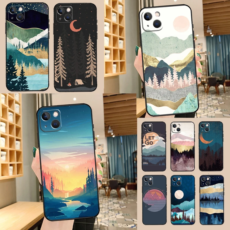 Star Lake Mountain Phone Case For Samsung Galaxy S26 S25 Ultra S20 S21 S22 S23 S24 S10 Plus S25 FE Cover Shell