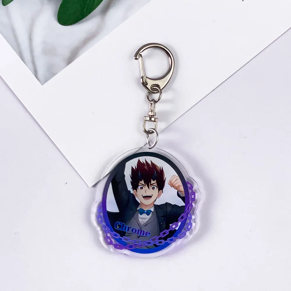 شخصيات أنيمي Dr.STONE Lshigami Senkuu لطيف سلسلة مفاتيح مصنوعة من الأكريليك اكسسوارات حقيبة بنقوش كرتونية حقيبة ظهر ساحرة قلادة هدايا للأصدقاء