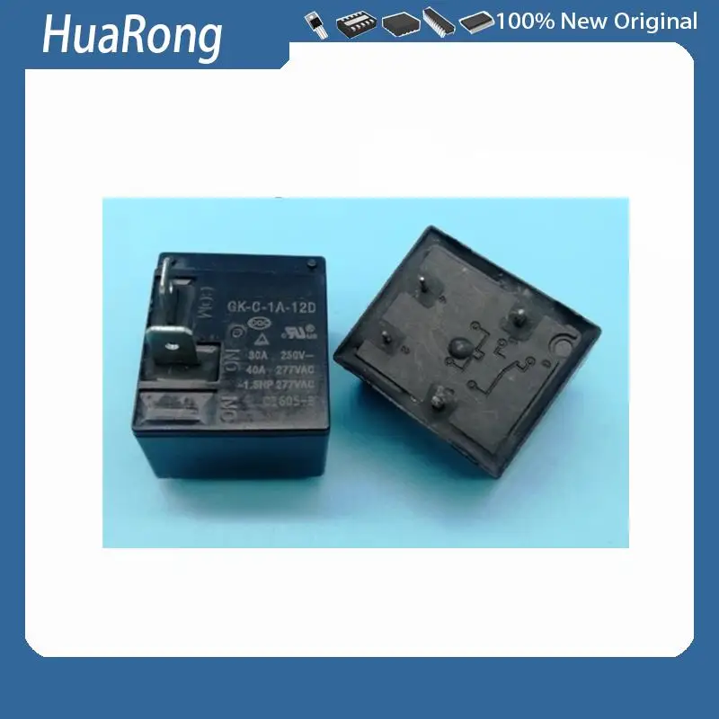 2Pcs/Lot  GK-C-1A-12D 30A  GK-C-1A-12DH 40A 4PIN