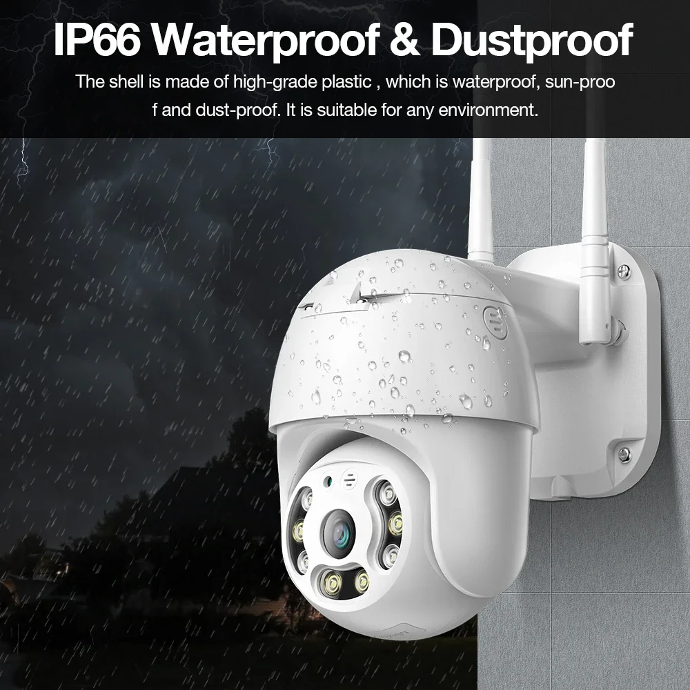 V380 pro 8MP 4K WiFi Camera Outdoor Home Security IP Smart Monitor Video Surveillance Camera Full Color Night Vision CCTV image 5