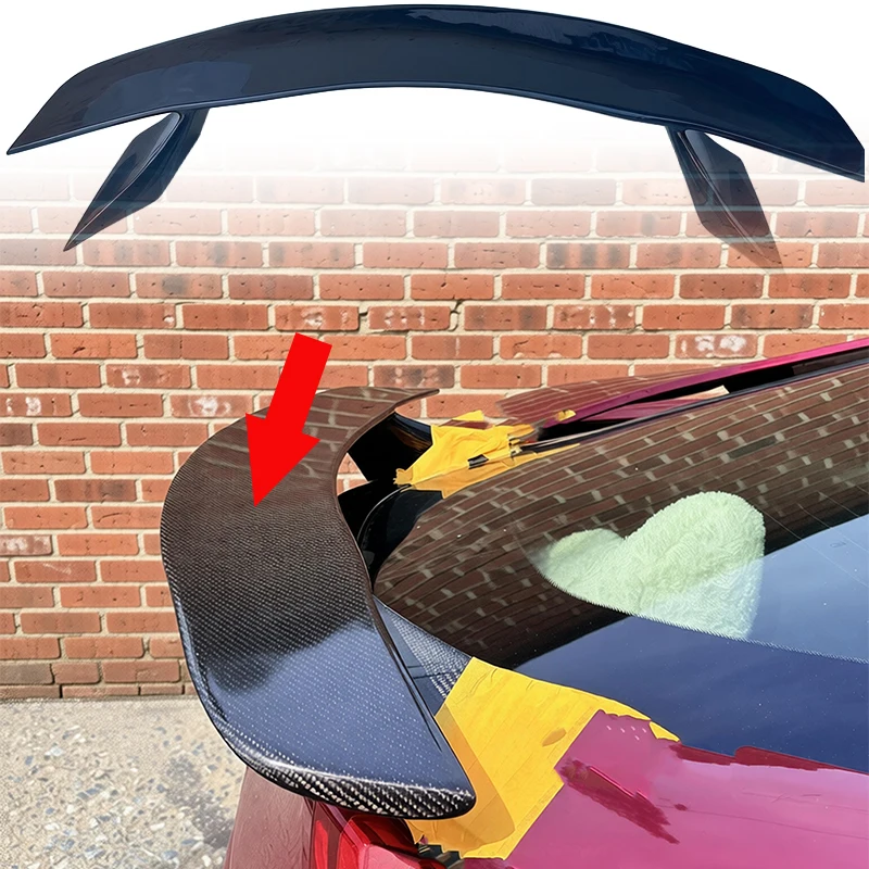 For BMW i8 Spoilers Wings ABS Carbon Fiber Tail Wing Auto Exterior Parts Aerodynamic Performance Tuning Universal Styling - view 3