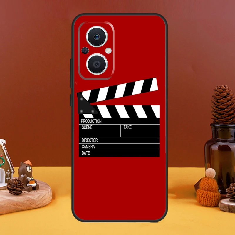 Film Clapperboard Case For OPPO Reno 4Z 5Z 8T 10 Pro 11 F 4 6 7 8 5 Lite OPPO Find X6 X5 Pro X2 X3 Lite Cover