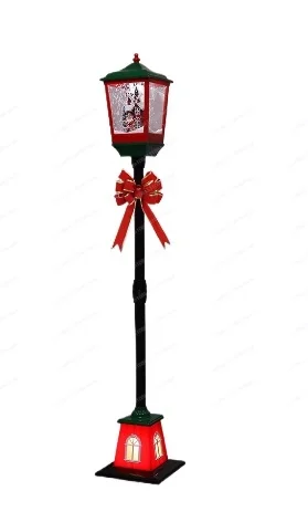 

Рождественские украшения Lucky Snow Рождество Маленький уличный фонарь Рождественский фестиваль украшения поставки музыкальная лампа