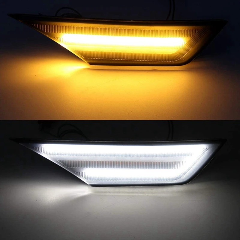 Lâmpadas de marcador lateral do carro Kit de luz de marcador lateral frontal Luz de sinalização principal na luz do carro