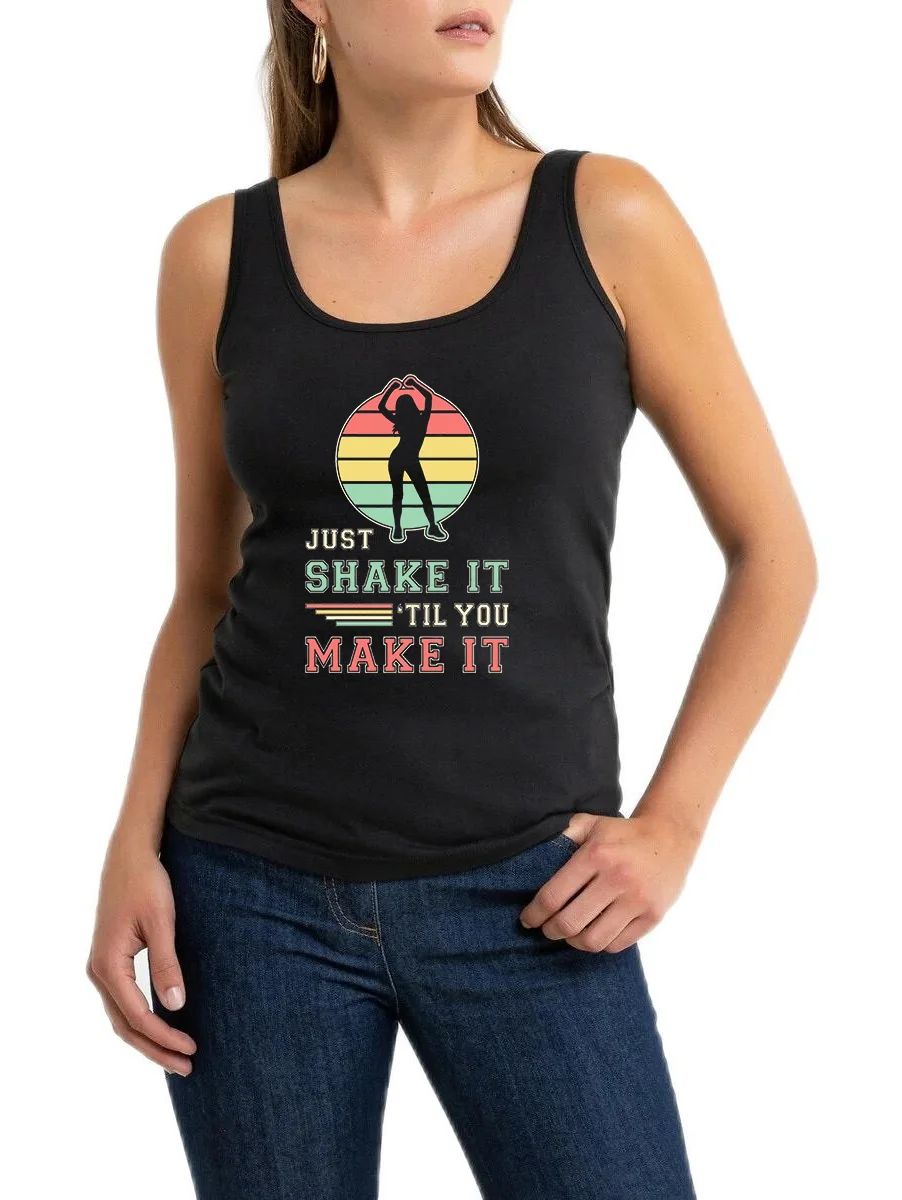 

Gym Fitness Dance Dancing Workout Sport Gift Idea Tank Top Women's Breathable Slim Fit Sleeveless T-Shirt Casual Vintage Tops