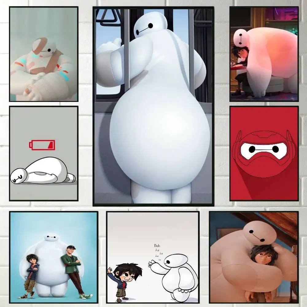 Inflatable White Robot Poster Prints For Bedroom Living Room Canvas Painting Wall Art Home Decor
