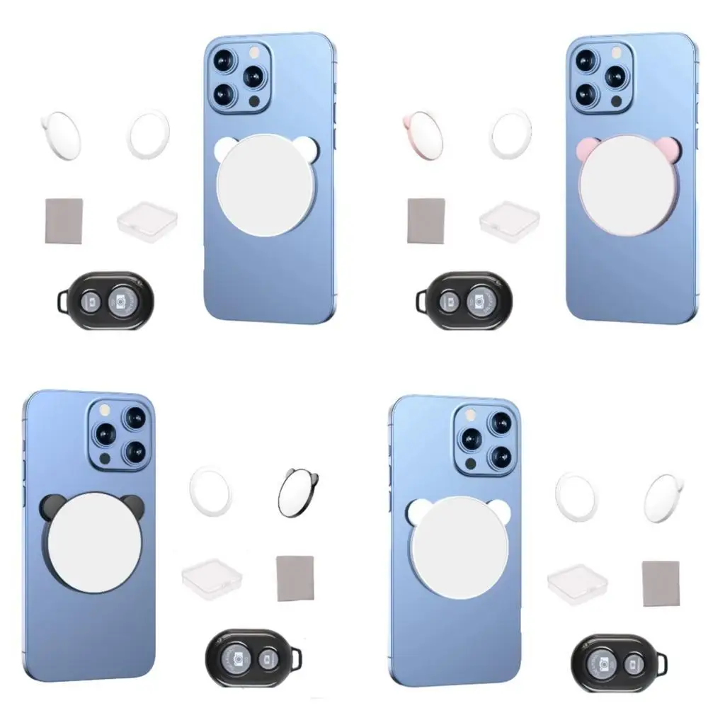 

Phone Selfie Mirror with Remote Control set for Vlog Live Streaming D2RC