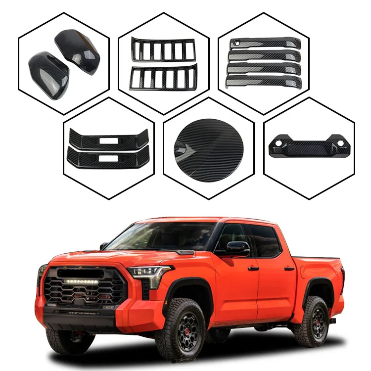 for 2022 toyota tundra other exterior accessories OEM Customizable style trim kit ABS car exterior decoration